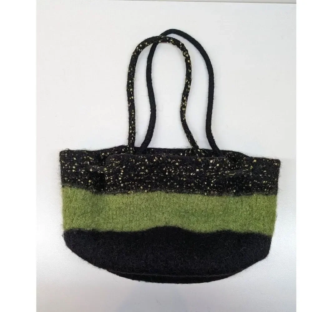 Artisan Felted Wool Bag - Picture 6 of 10